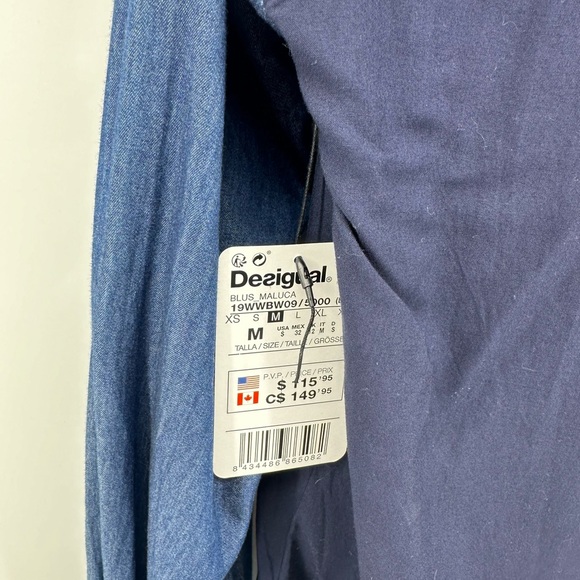 Desigual Made In India Embroidered Evil Eye Long Sleeve Top - Picture 8 of 8